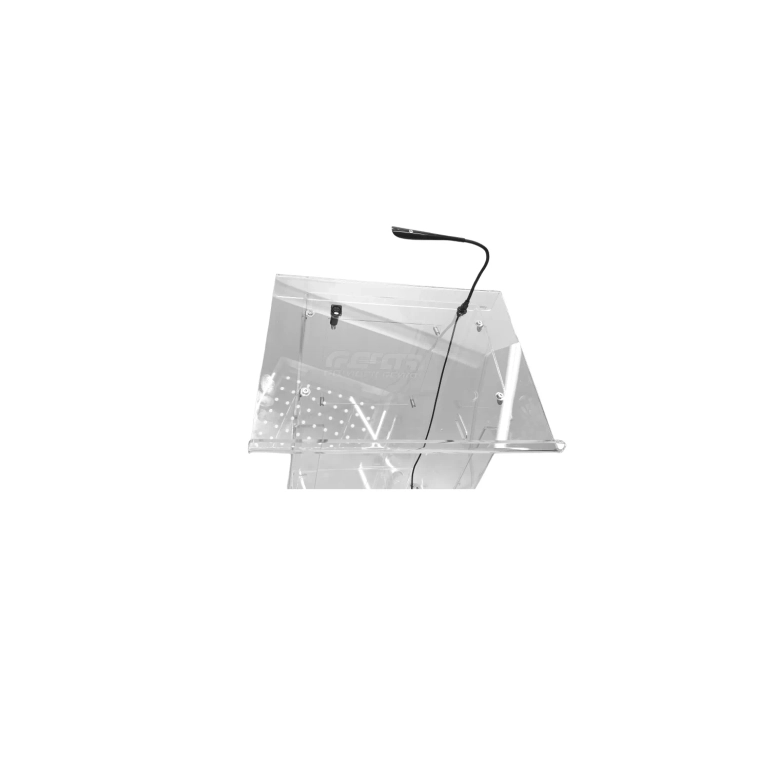 פודיום פרספקס שקוף בסיס רחב