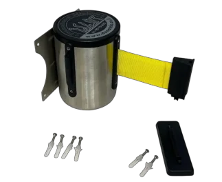 התקן קיר ללא עמוד 10 מטר סרט צהוב