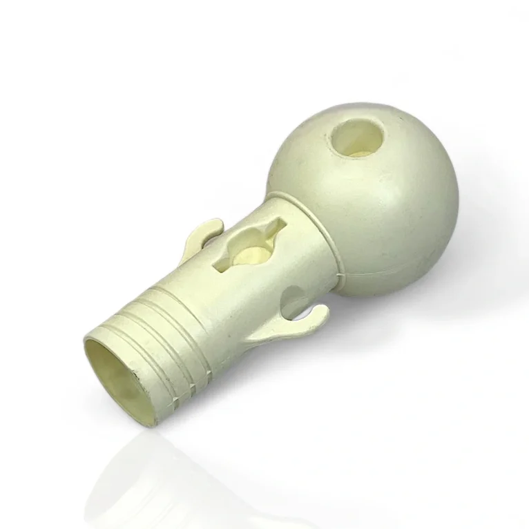 חוליית ראש לבנה לעמוד תור נייד מפלסטיק לתיחום וסימום בתנאי חוץ