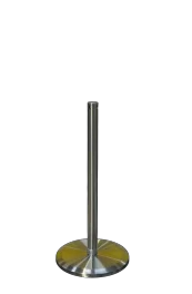 עמוד תיחום נמוך מנירוסטה למיצג מוזיאון