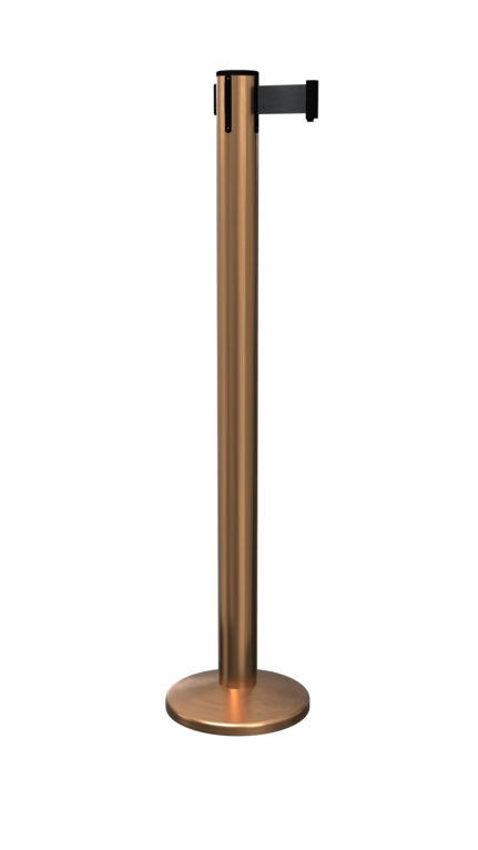 עמוד תור BT נחושת קלאסי משונן+בסיס,כיסוי פעמון
