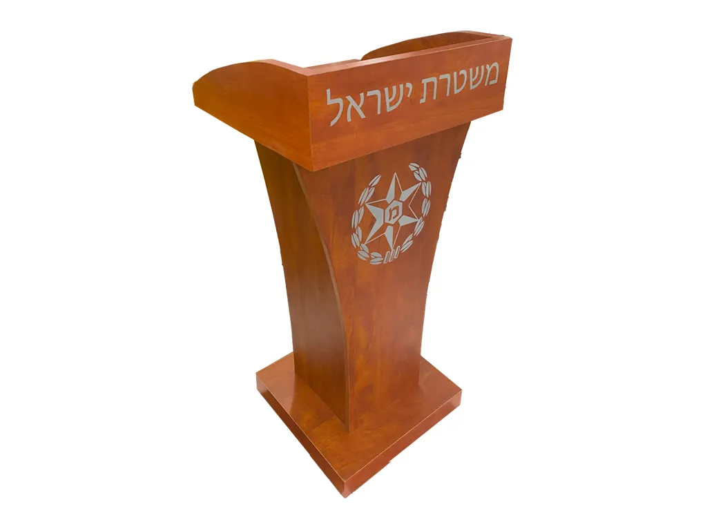 פודיום עץ מאסיבי