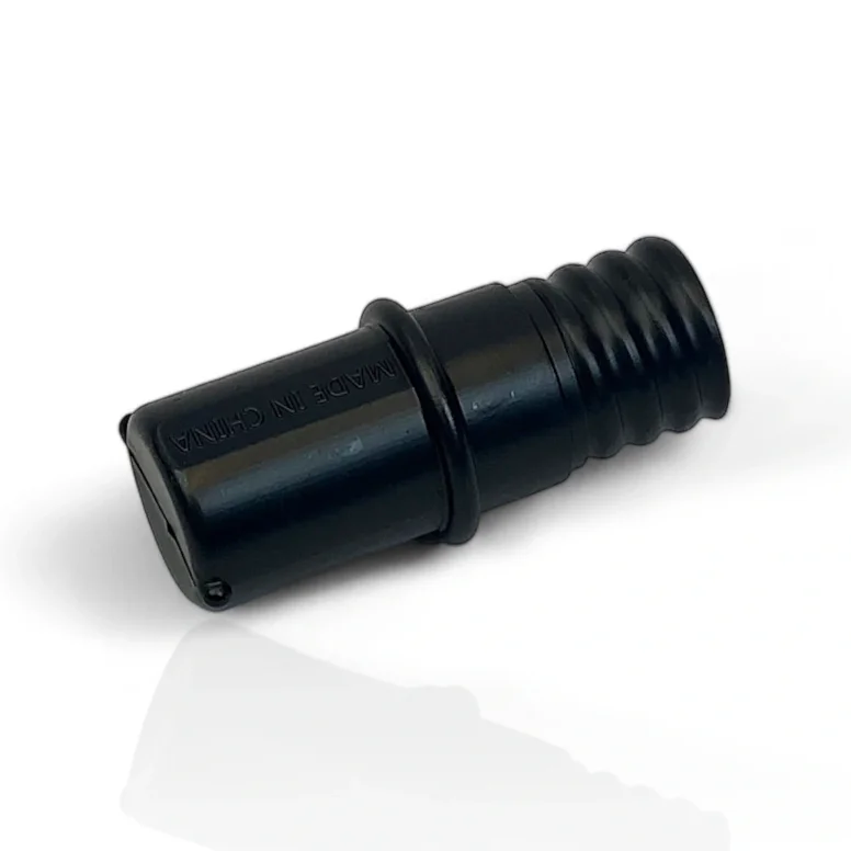 חוליה שחורה לעמוד תור נייד מפלסטיק לתיחום וסימון בתנאי חוץ