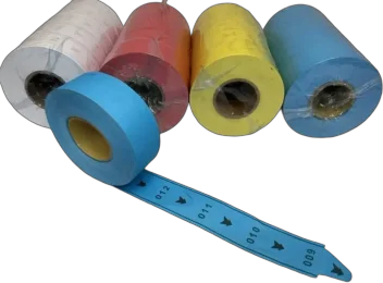 גליל מספרי תור בצבעים