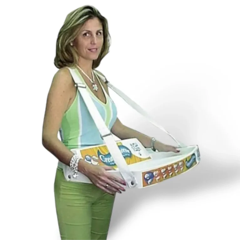 מגש דיילת נישא לקידום מכירות או אירועים