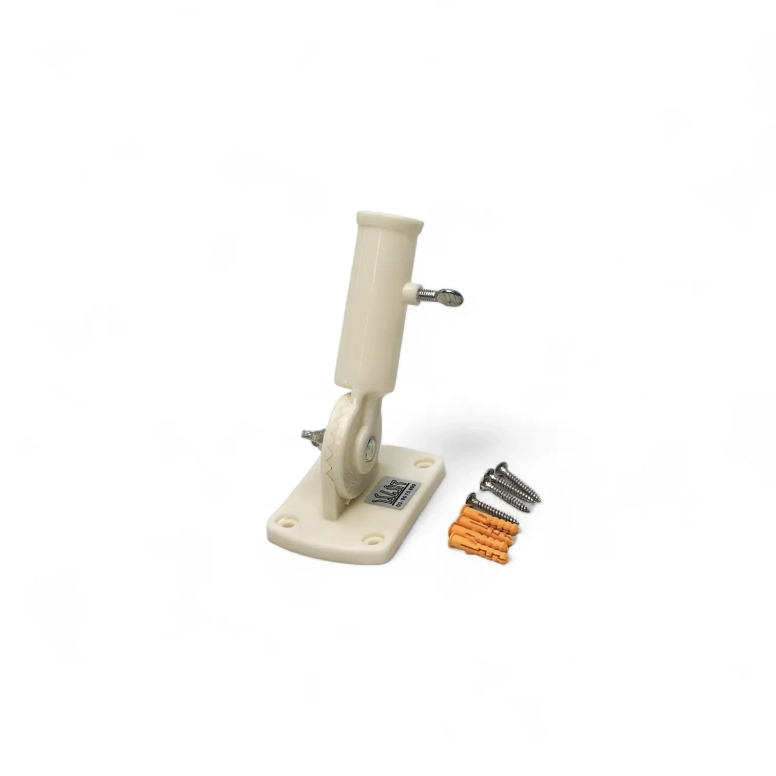 מתקן דגל לקיר מפלסטיק