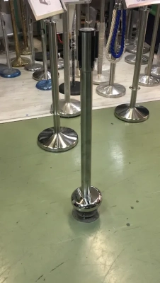 עמוד תור נירוסטה סרט קפיצי