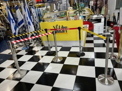 עמודי תור סרט נגלל במבחר צבעים